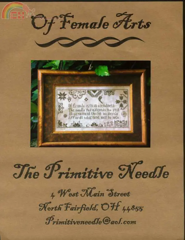 The Primitive Needle - Of Female Arts-Cross stitch Communication / Download  (only reply)-Cross stitch Patterns Scanned-PinDIY.com