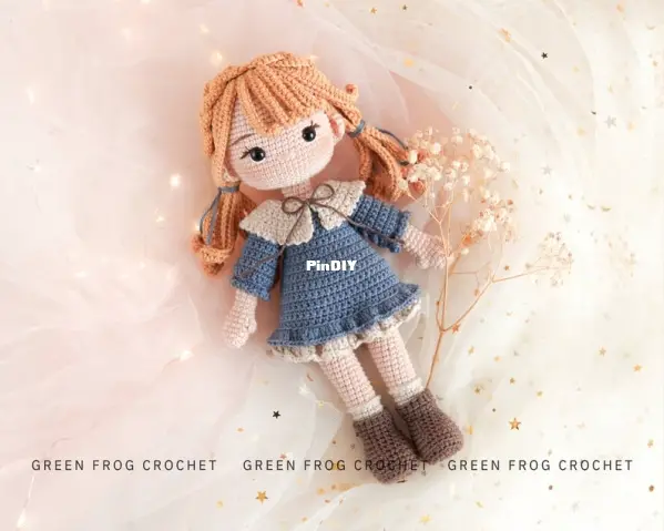 Green Frog Crochet - Thuy Anh - Đặng Thùy Anh - Doll Jinny - Poupée Jinny -  French-Knitting and Crochet Communication (only reply)-Crochet  Section-PinDIY.com
