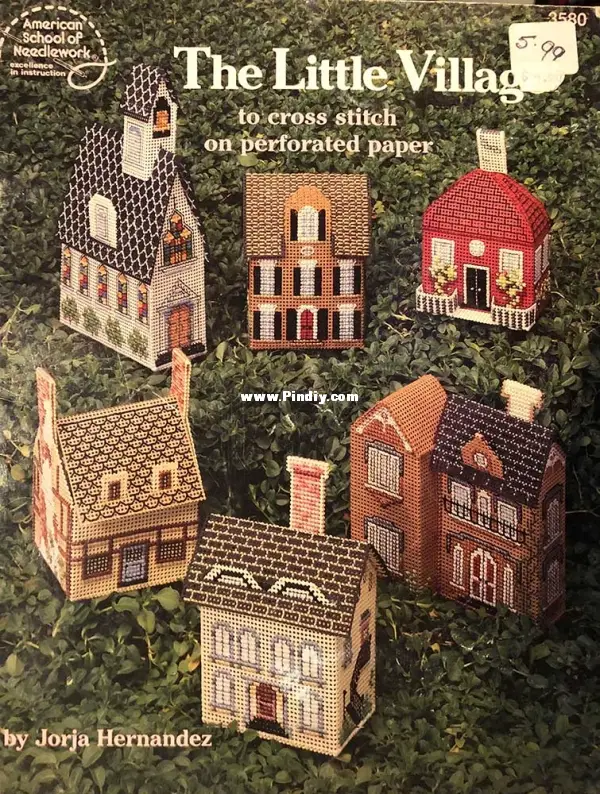 American School of Needlework 3580 - The Little Village to cross stitch ...