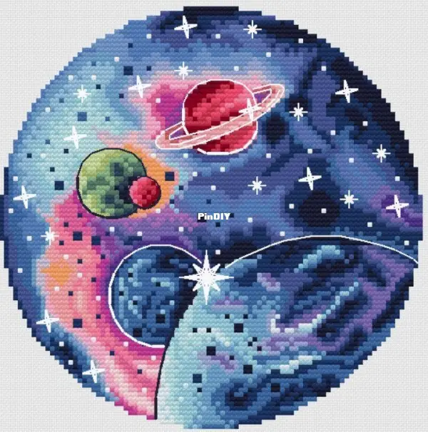 Sweet Annet - Space by Anna Pavlyuk-Cross stitch Communication ...