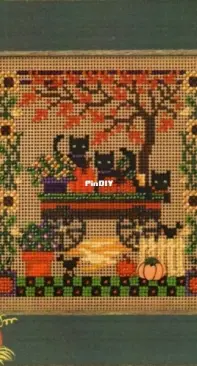 Mill Hill, Beaded Cross Stitch Kit, Into The Woods (Cats), MH142326