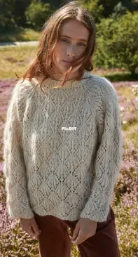 Porcelain sweater pattern (english) - Leknit