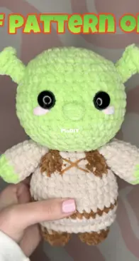 Baby ogre Shrek - Kendell crochets - English