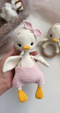 Baby toys knit - Karina Idiyatullina - Карина Идиятуллина - Утята - Ducklings - Russian